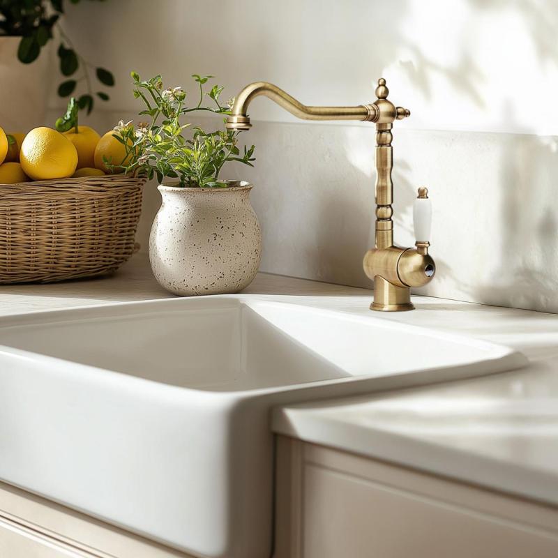 Franke Particolare Old England klasyczna bateria kuchenna brąz 115.0028.205