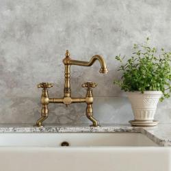 Nostalgiczny kran kuchenny Brąz V1979BRST