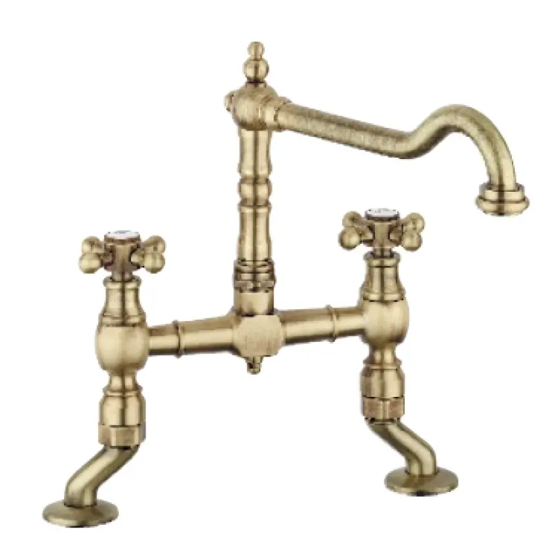 Nostalgiczny kran kuchenny Brąz V1979BRST