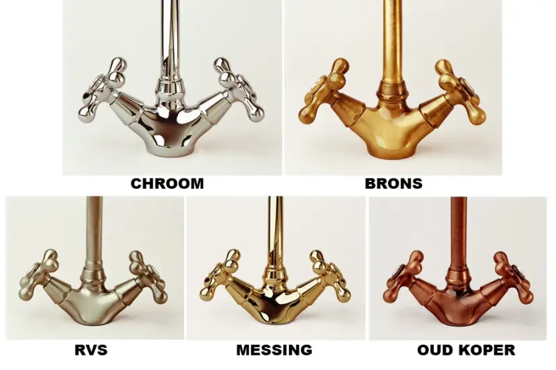 Nostalgiczny kran kuchenny Brąz V1979BRST