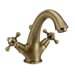 Huber Victorian Bateria Umywalkowa Brązowa VT00051027