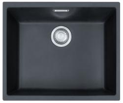 Franke Sirius 2 S2D 110.50 czarny zlew z tworzywa sztucznego 50x41cm do zabudowy 125.0252.223