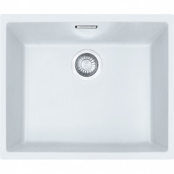 Franke Sirius 2 S2D 110.50 biały zlewozmywak z tworzywa sztucznego 50x41cm do montażu podszafkowego 125.0252.224