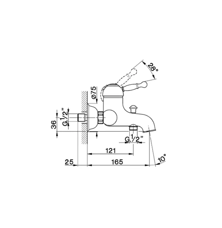Cisal Arcana Royal Bateria Wannowa Brązowa AY00013027