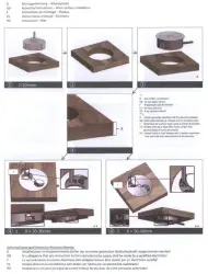 Bachmann Twist gniazdo kuchenne w blacie roboczym ze stali nierdzewnej, 2-gniazdowe, 008749