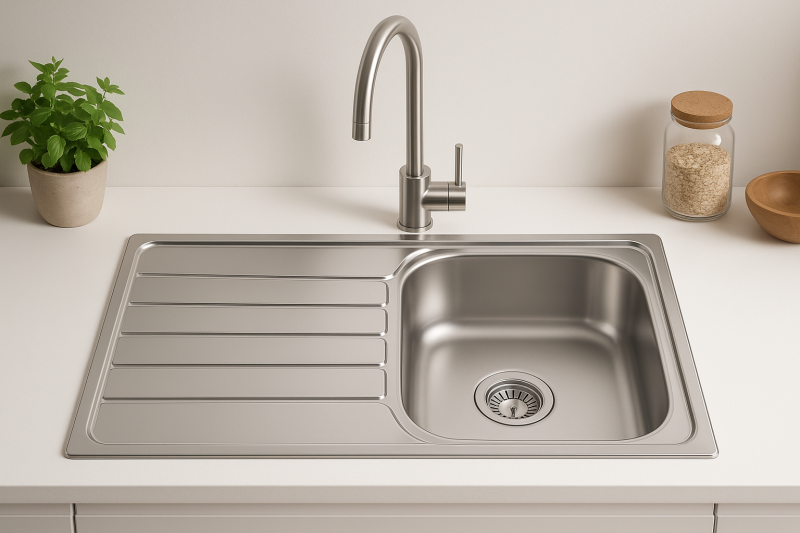 Franke Spark SKX 611 zlewozmywak ze stali nierdzewnej z ociekaczem 86x50cm 101.0315.545