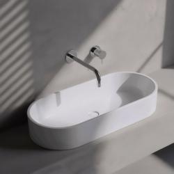 Waterevolution Flow podtynkowa bateria umywalkowa chromowana z wylewką 25 cm T116B01-25