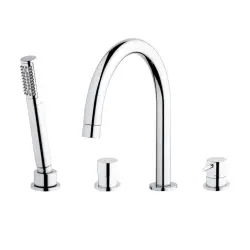 Waterevolution Flow 4-gats Badmengkraan voor Badrandmontage Chroom T13801

Waterevolution Flow 4-otworowa bateria wannowa do montażu na krawędzi wanny Chrom T13801