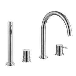 Waterevolution Flow 4-gats Badmengkraan voor Badrandmontage Chroom T13801

Waterevolution Flow 4-otworowa bateria wannowa do montażu na krawędzi wanny Chrom T13801