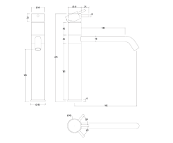 Waterevolution Flow kraan do kuchni matowa biała T150BR