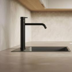 Waterevolution Flow bateria kuchenna matowa czarna T150PR