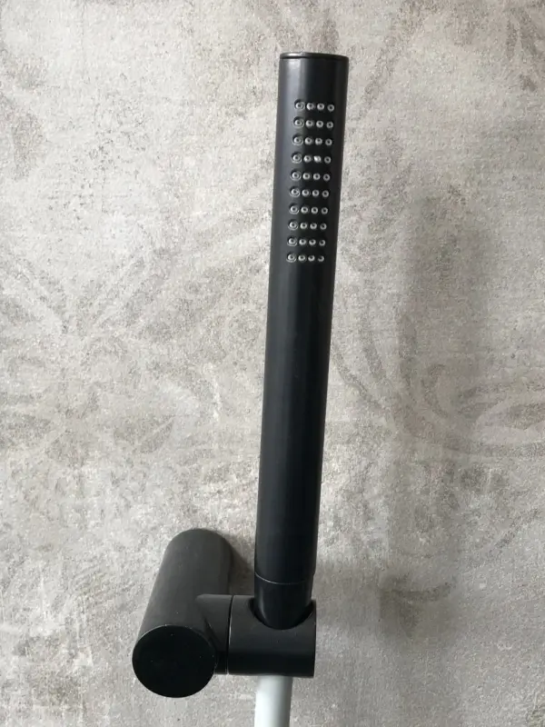 Waterevolution Flow bateria wannowa z zestawem prysznicowym, matowa czarna T130PR