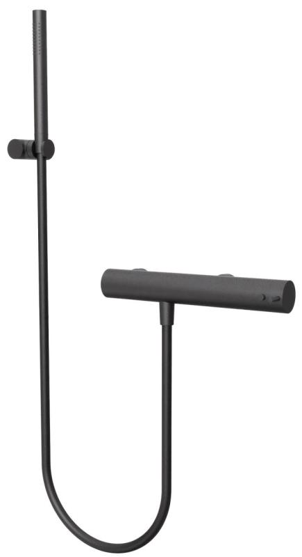 Waterevolution Flow termostat prysznicowy z zestawem prysznicowym czarny T140TPR