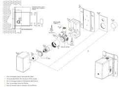 Waterevolution Flow wbudowany termostat prysznicowy z 2 wyjściami chrom T132TB01