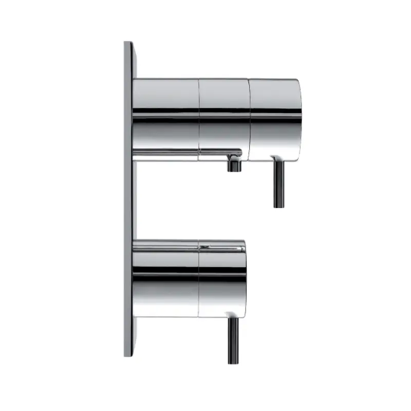 Waterevolution Flow termostat do natrysku z 3 wyjściami w matowym białym kolorze T136TBBR