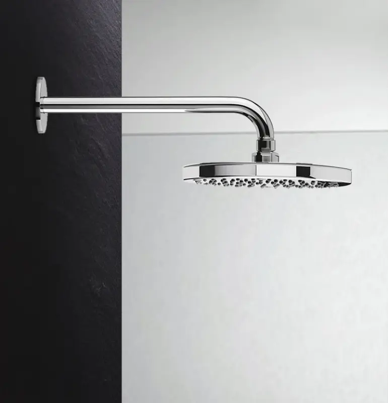 Waterevolution Flow głowica prysznicowa 200 mm z przyłączem ściennym chrom T164101