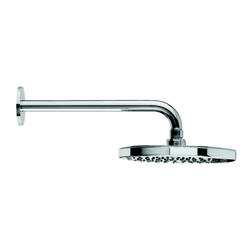 Waterevolution Flow głowica prysznicowa 200 mm z przyłączem ściennym chrom T164101
