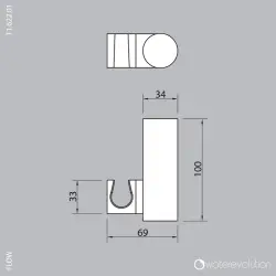 Waterevolution Flow zestaw łazienkowy matowy biały T1622BR