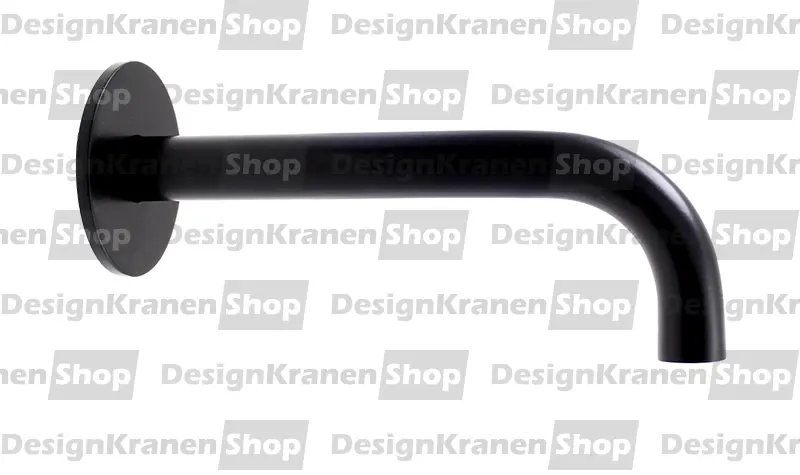 Waterevolution Flow wylewka do wanny matowa czarna 15cm T167115PR