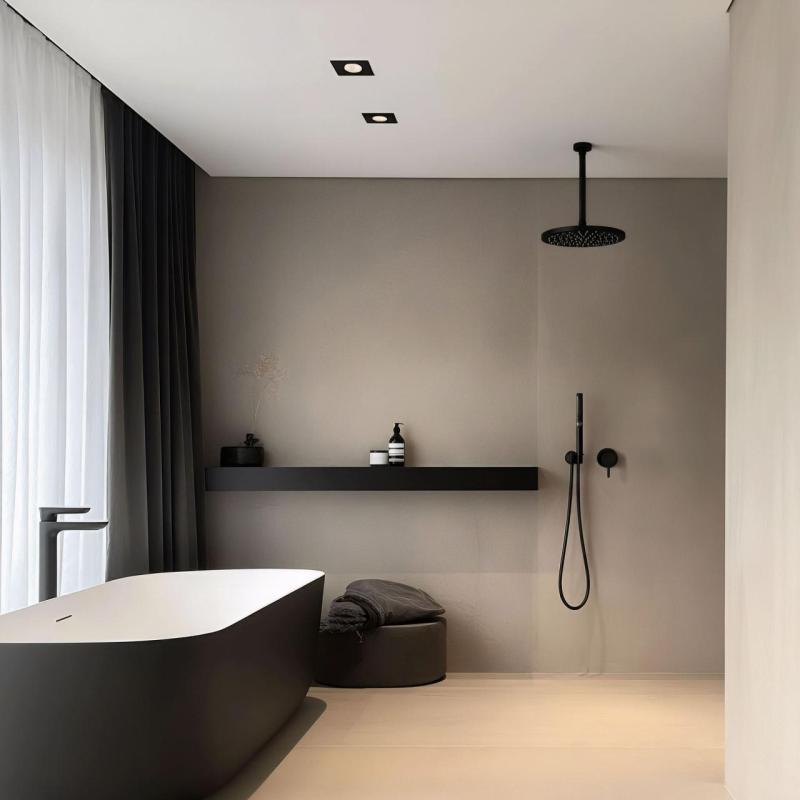 Waterevolution Flow Wbudowany mieszacz Matowy czarny 1208512422