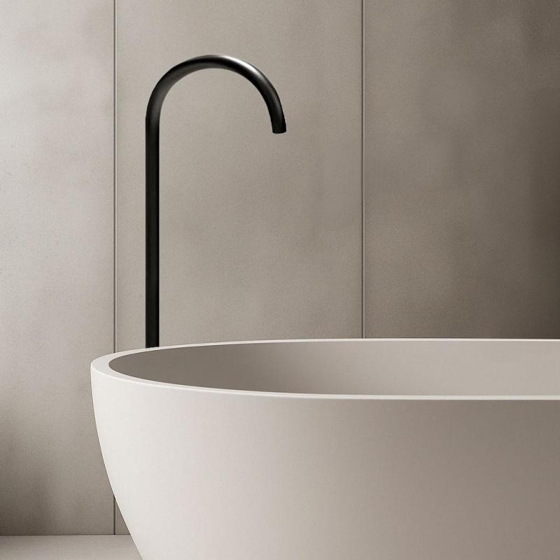 Waterevolution Flow wylewka wannowa stojąca matowa czarna T1673PR