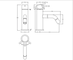 Waterevolution Flow bateria bidetowa chromowana T12001