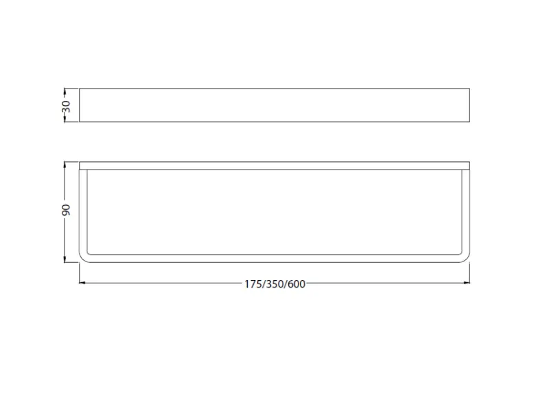 Waterevolution Deep uchwyt na ręczniki 60 cm chrom A21201