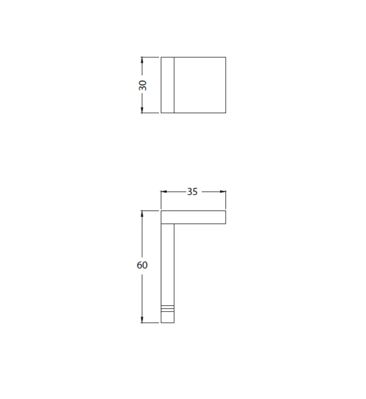 Waterevolution Deep wieszak na ręczniki chromowany A25001