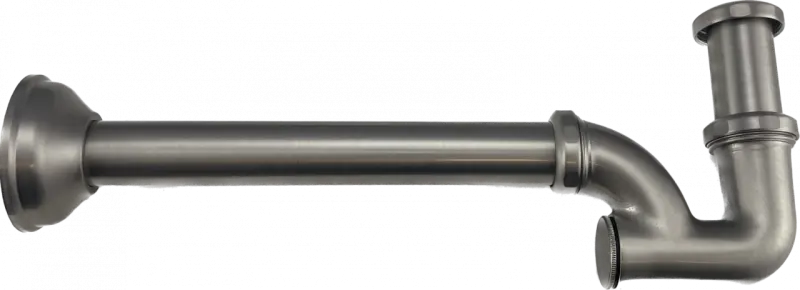 PB Unix klasyczny syfon umywalkowy syfon do umywalki metalowy ze stali nierdzewnej 1208676932