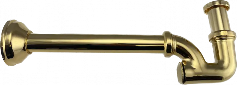 PB Unix klasyczny syfon umywalkowy metal złoty 1208676942