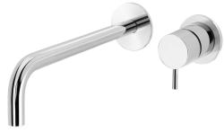 Waterevolution Flow inbouw wastafelkraan chroom uitloop 21 cm T116B01-21