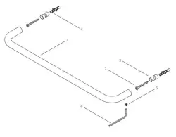 Waterevolution flow uchwyt na ręcznik 35 cm matowy czarny A111PR