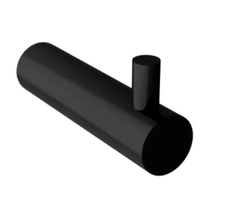 Waterevolution Flow wieszak na ręczniki matowy czarny A150PR