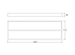 Waterevolution Deep dubbele handdoekhouder 60 cm mat wit A212DBR

w tłumaczeniu na język polski to:

Waterevolution Deep podwójny uchwyt na ręczniki 60 cm matowy biały A212DBR
