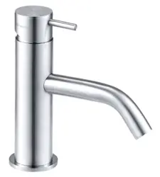 Waterevolution Flow niska bateria umywalkowa ze stali nierdzewnej T110IE