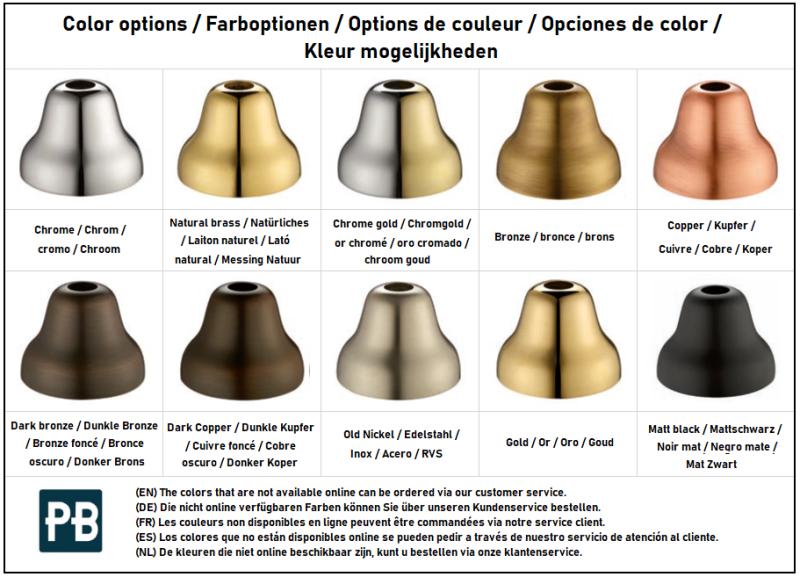 PB klasyczna podwyższona bateria umywalkowa z pokrętłami gwiaździstymi, wylewka 18 cm, stal nierdzewna 1208855002