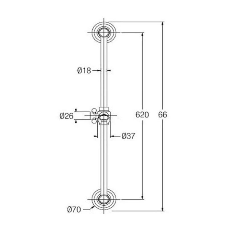 PB klasyczny zestaw prysznicowy z drążkiem, słuchawką prysznicową i wężem prysznicowym brąz 1208899072