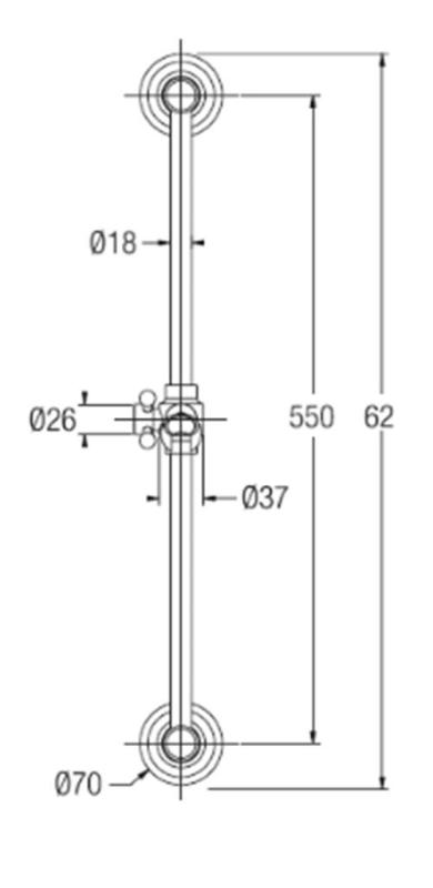 PB klasyczny zestaw z drążkiem prysznicowym z rączką prysznicową i wężem prysznicowym, stal nierdzewna 1208899112