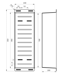 Lorreine Colan wkład do zlewu na resztki RVS matowy czarny Black 1208920470