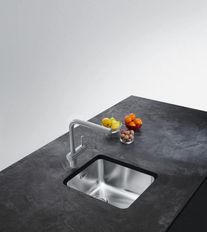 Franke masywna stal nierdzewna Bateria kuchenna Atlas Neo z obrotową wylewką 115.0521.435