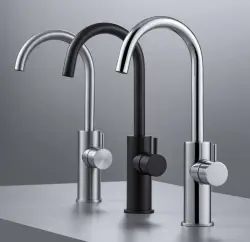 Waterevolution Flow wysoka bateria umywalkowa model matowa czerń T1121FUPR