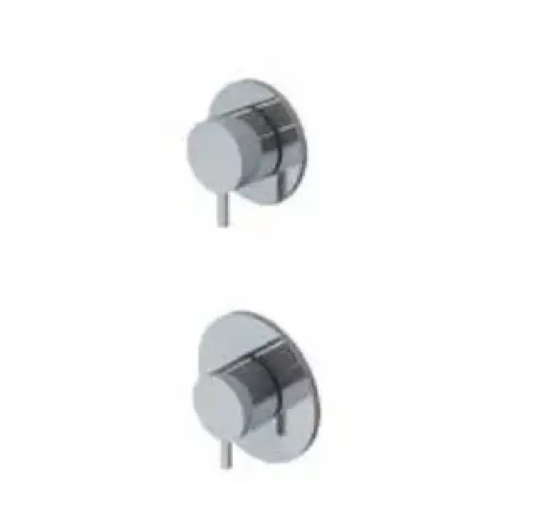 Waterevolution Flow termostat podtynkowy z 1 zaworem przełączającym chrom 1208920984