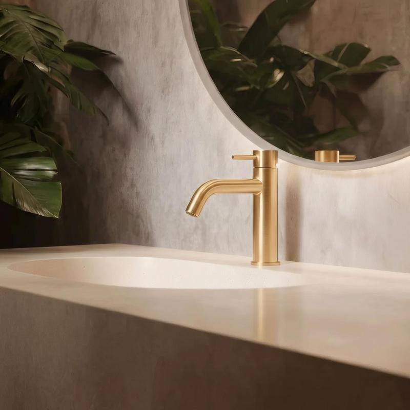 Waterevolution Flow fonteinkraan PVD licht goud T1101AWGE