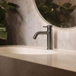 Waterevolution Flow kraan do umywalki PVD gun metal T1101AGME