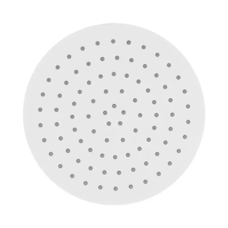 SB Rubinetterie Deszczownica Eco Air oszczędzająca wodę, głowica prysznicowa 25 cm, metal matowy biały 1208946741