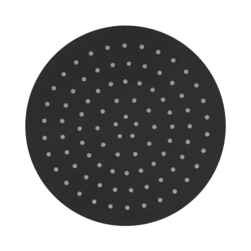 SB Rubinetterie Deszczownica Eco Air oszczędzająca wodę, głowica natryskowa 25 cm metal matowa czerń 1208946742