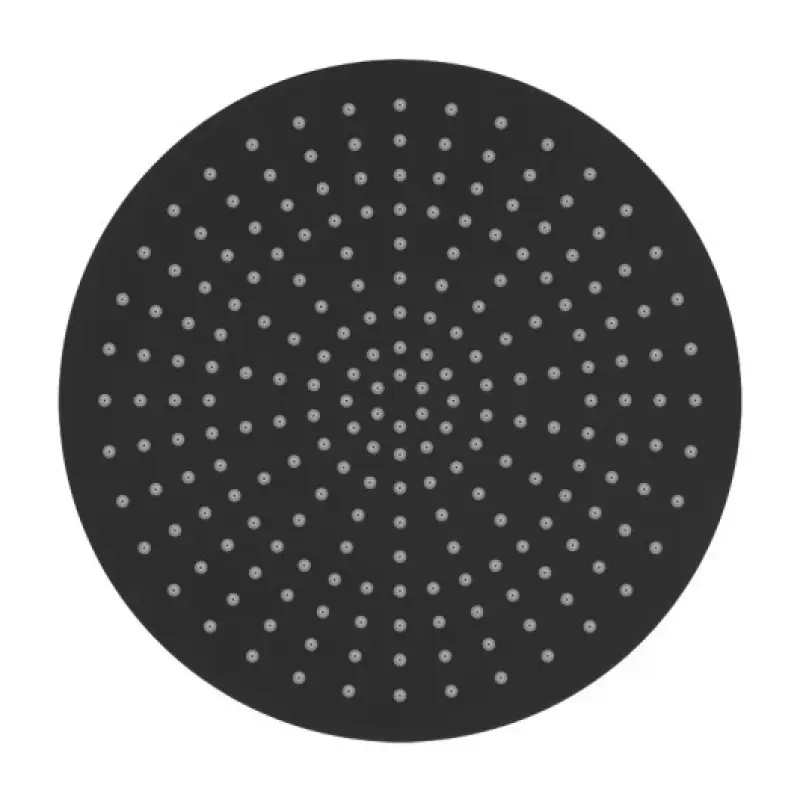 SB Rubinetterie Deszczownica Eco Air oszczędzająca wodę głowica prysznicowa 30 cm metal matowa czerń 1208946745