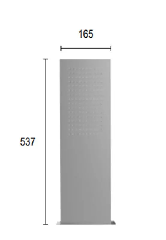 SB Square 316 Deszczownica z przyłączem ściennym, głowica prysznicowa w całości ze stali nierdzewnej 1208946748