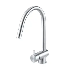 Waterevolution Flow kraan kuchenny masywny ze stali nierdzewnej z wyciąganą wylewką T155IE