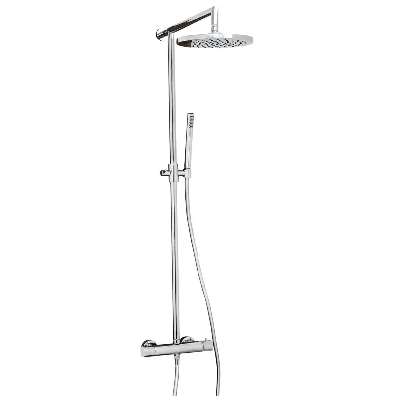 DEMM Shower zestaw prysznicowy z termostatem i deszczownicą chrom 1208946967